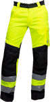 Pantaloni reflectorizanti de lucru in talie SIGNAL galben-negru cod:H5931